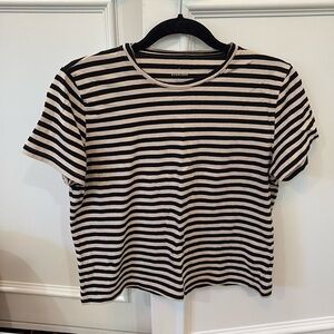 Boxy everlane striped tee